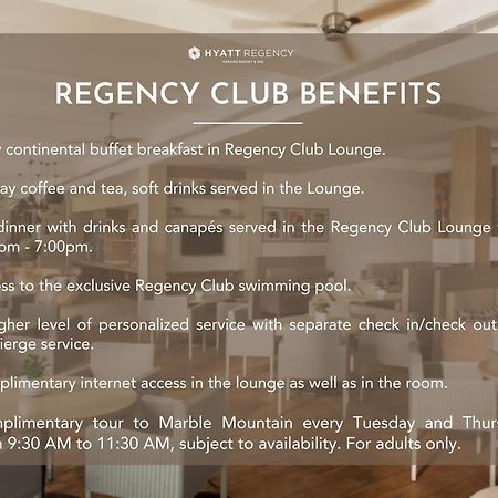 Hyatt Regency Danang Resort And Spa מראה חיצוני תמונה Club benefits